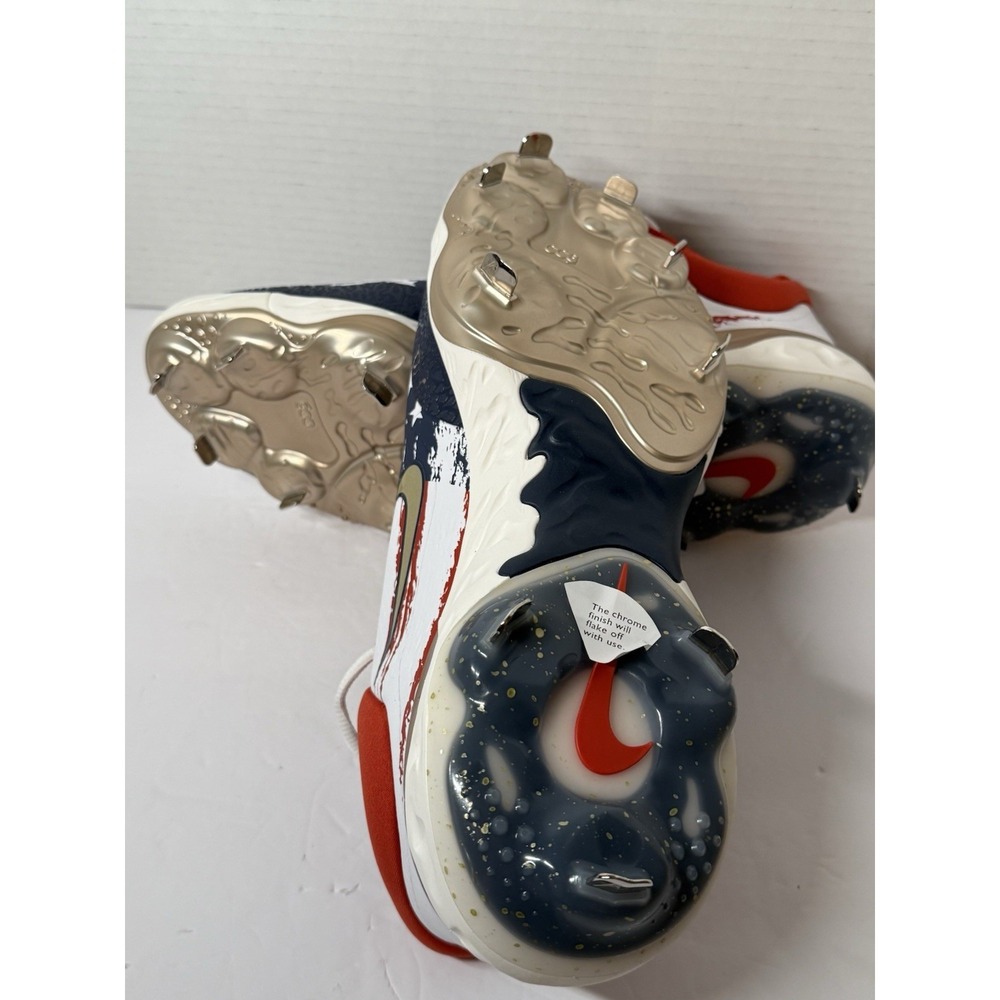 New Nike Alpha Huarache Elite 4 Low Team USA 4th Of July FZ7345-102 Men's 12 - Picture 13 of 15